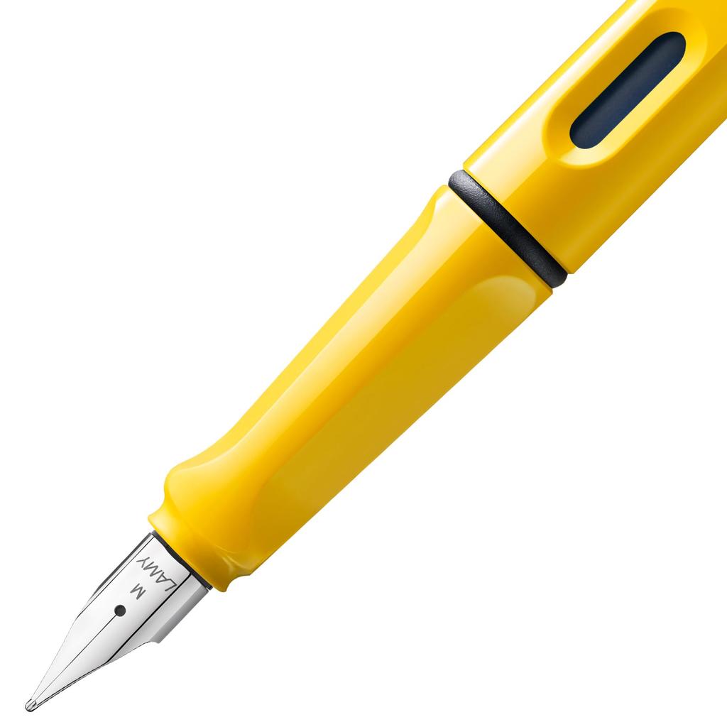 Lamy L18-EF Safari Yellow Fountain Pen with EF (Extra Fine) Nib, Dual-Use, Converter Sold Separately, Officially Imported