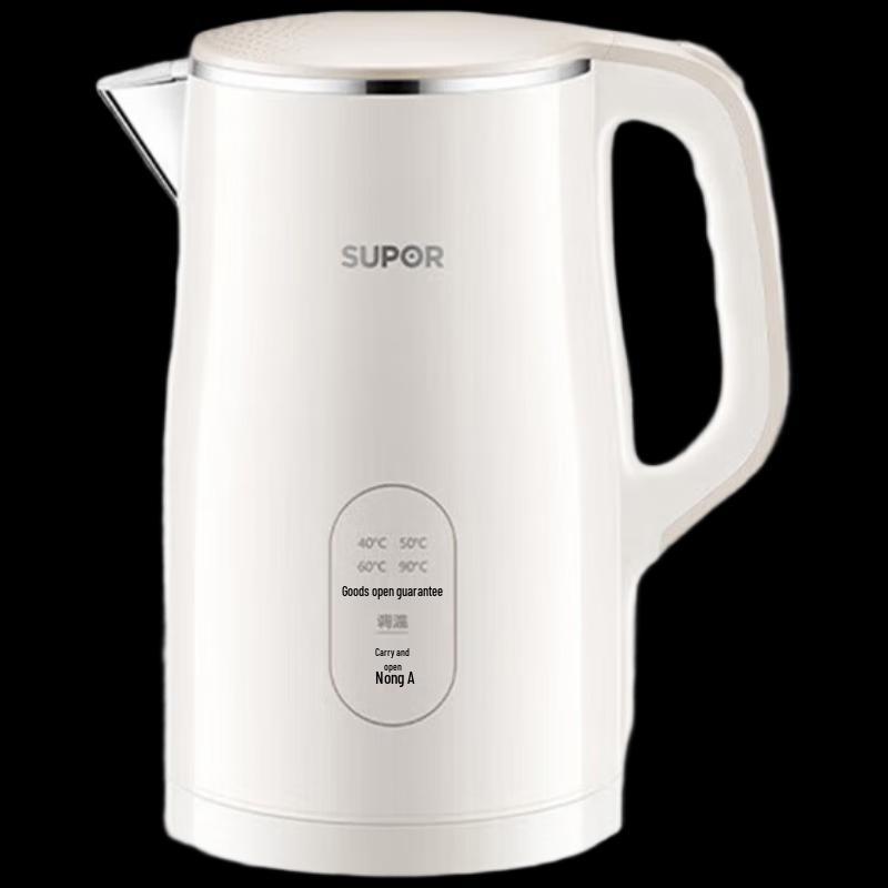 Supor ZMD 1.7L 316L Stainless Steel Electric Kettle with 5-Temp Control CN plug (adapter included)