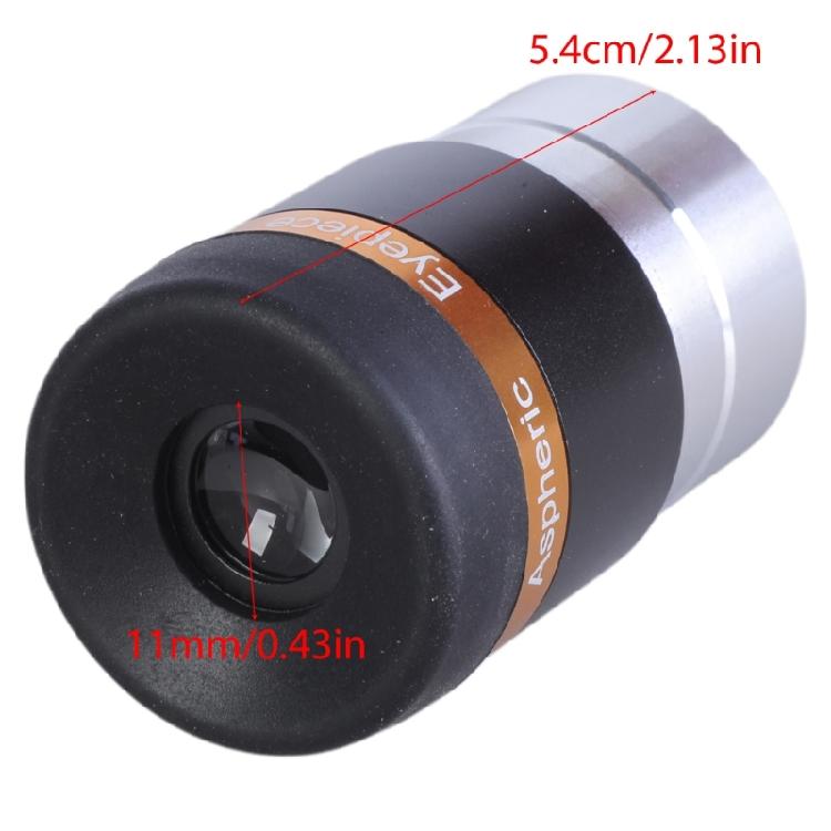 1,25" Teleskop-Okular 4mm/10mm/23mm Linse Astronomisches Teleskopzubehör
