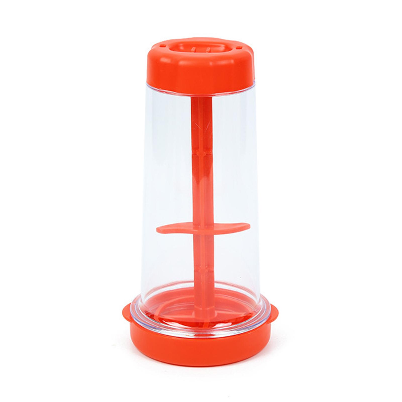 

Вращающийся стакан для муки, пластиковый инструмент для смешивания муки, ручной полуавтоматический миксер для муки для выпечки, кухонных принадлежностей красный