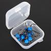 10Pcs/Box Mini Ice Fishing Hook Rust-resistant High Carbon Steel Good Toughness Solid Treble