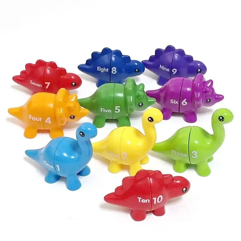 Plastic Letters Matching Letters Toy Double-Sided Dinosaur Alphabet Sensory Toys  Children'S Gift