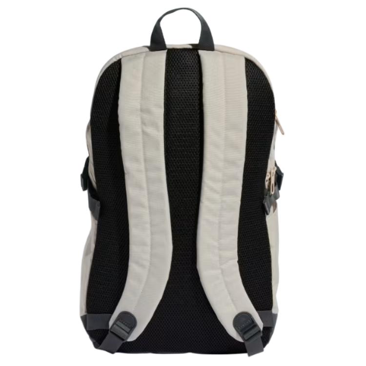 Adidas Power 26.5L Breathable Mesh Back Panel Design Backpack Unisex Backpack Beige KE3779