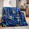 1pc Batman Flannel Throw Blanket - Lightweight Soft Warm All-Season Blanket for Sofa, Bed, Travel, Camping L1029182