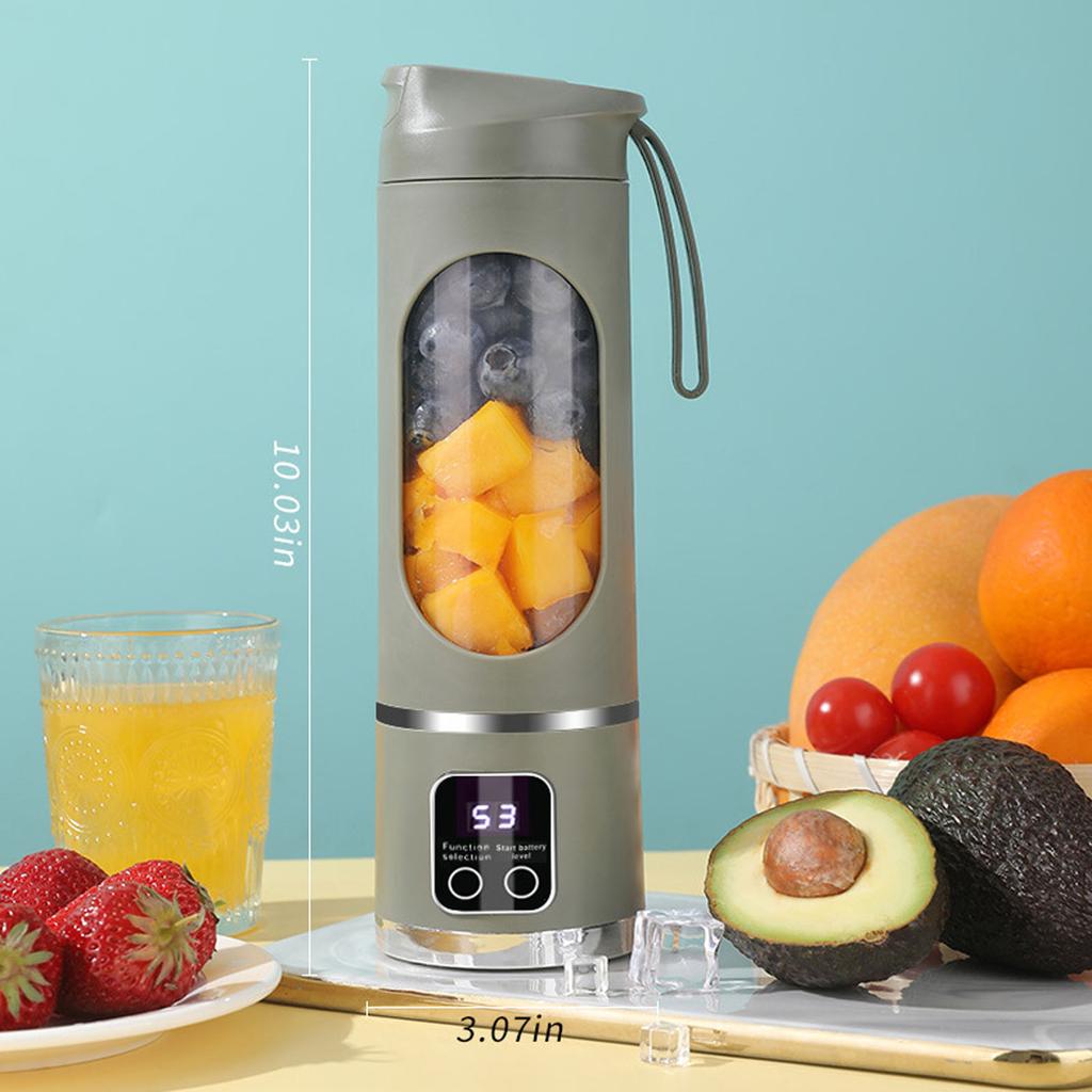 Portable Juice Cup, Rechargeable Multi,Functional Juicer for Home, Students, Travel & , Small Personal Juicer
