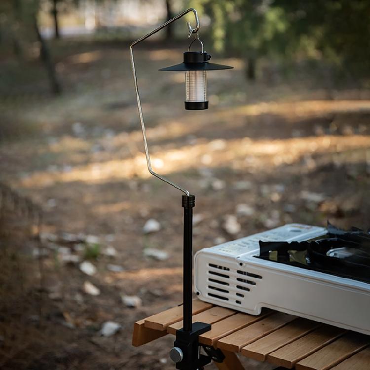 Light Weight Folding Lanterns Stand Suit Outdoor Lamp Post Hanging Light Hold for Campers and Picnics Enthusiasts