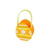 Portable Colorful Easter Felt Basket Cartoon with Handle Chicken Tote Bag Cute Rabbit Egg Basket for Home Decoration