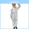 Fantasia de Astronauta Infantil Cosplay Macacão de Voo Espacial Unissex Roupa de Traje Espacial