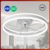 20 Zoll Haushalts-Elektro-Deckenventilator Schlafzimmer Einstellbare Helligkeit LED-Deckenventilatorleuchte Gleichstrommotor Deckenventilator mit Licht