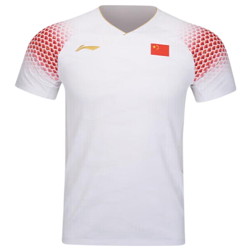 LI-NING Youth Team Quick-Dry Badminton Short Sleeve T-shirt XL