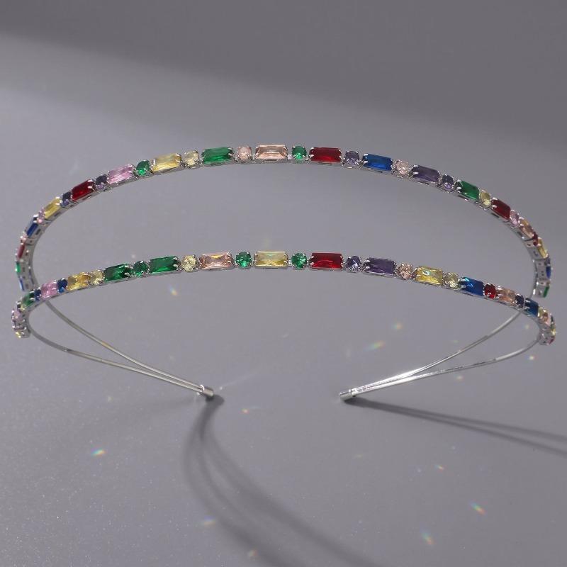 Luxury-lite Zirconia Hairband for Wedding Party, Suitable for Brides, Versatile Hairband for Women, Elegant Hair Accessory