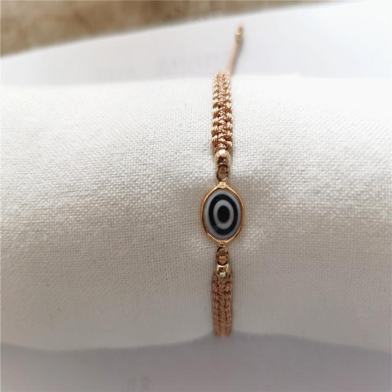 Boho Boze Oog Armband Voor Vrouwen Man Handgemaakte Touw Armbanden Sieraden