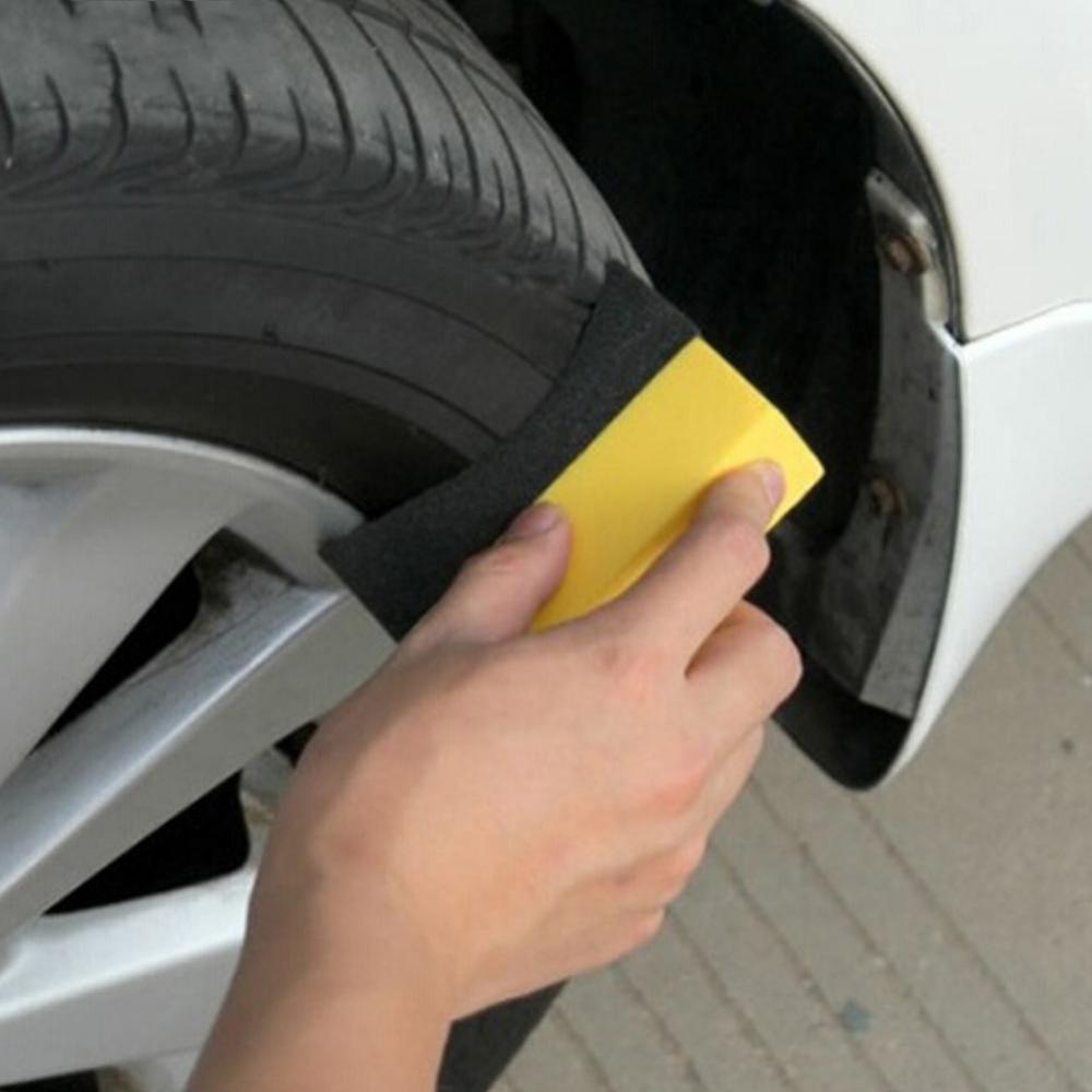 2-20 Stück Reifen Glanz Applikator Pads Auto Reifen Dressing Applikator Schwämme Wiederverwendbare Reinigungsschwämme Auto Karosserie Reinigungswerkzeuge