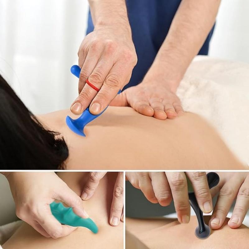 Manual Trigger Point Massage Tool Thumb Saver T-shaped Massager Thumb Finger Pressure Press Trigger for Muscle Stress Relief