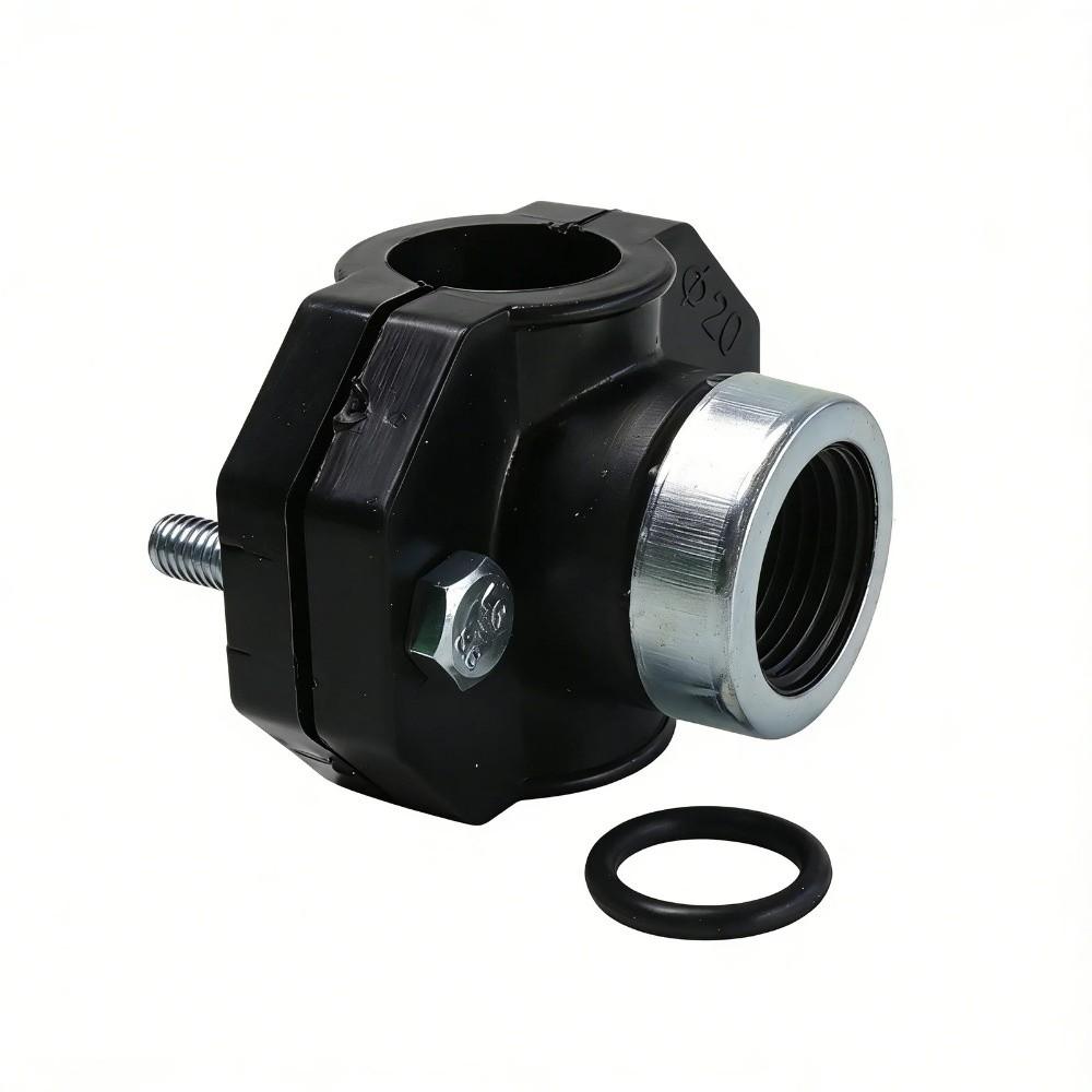 Female Thread Pipe Clamp Three Way Saddle Reducing Coupling New Repair Joint  Plumbing Accessories