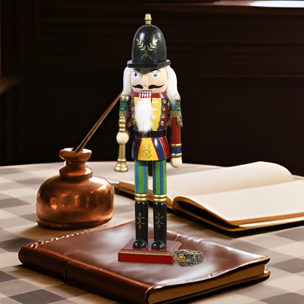 Weihnachts-Nussknacker Weihnachts-Puppe Figur Marionette Nussknacker Feiertags-Nussknacker Marionette Partyzubehör Für Esstisch Zuhause