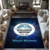 Swansea City FC Printed Crystal Velvet Rug Non‑Slip Crystal Velvet Carpet For Sofa Bedroom Indoor Home Decoration