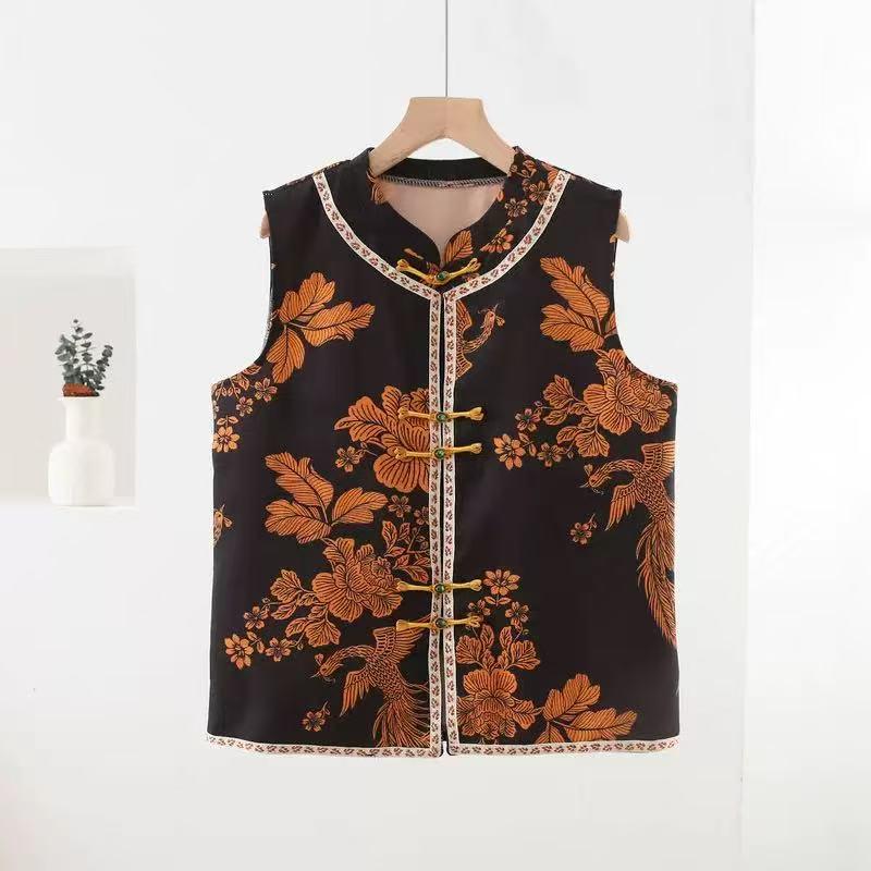 Women's Autumn/Winter Retro Slimming Jacquard Vest