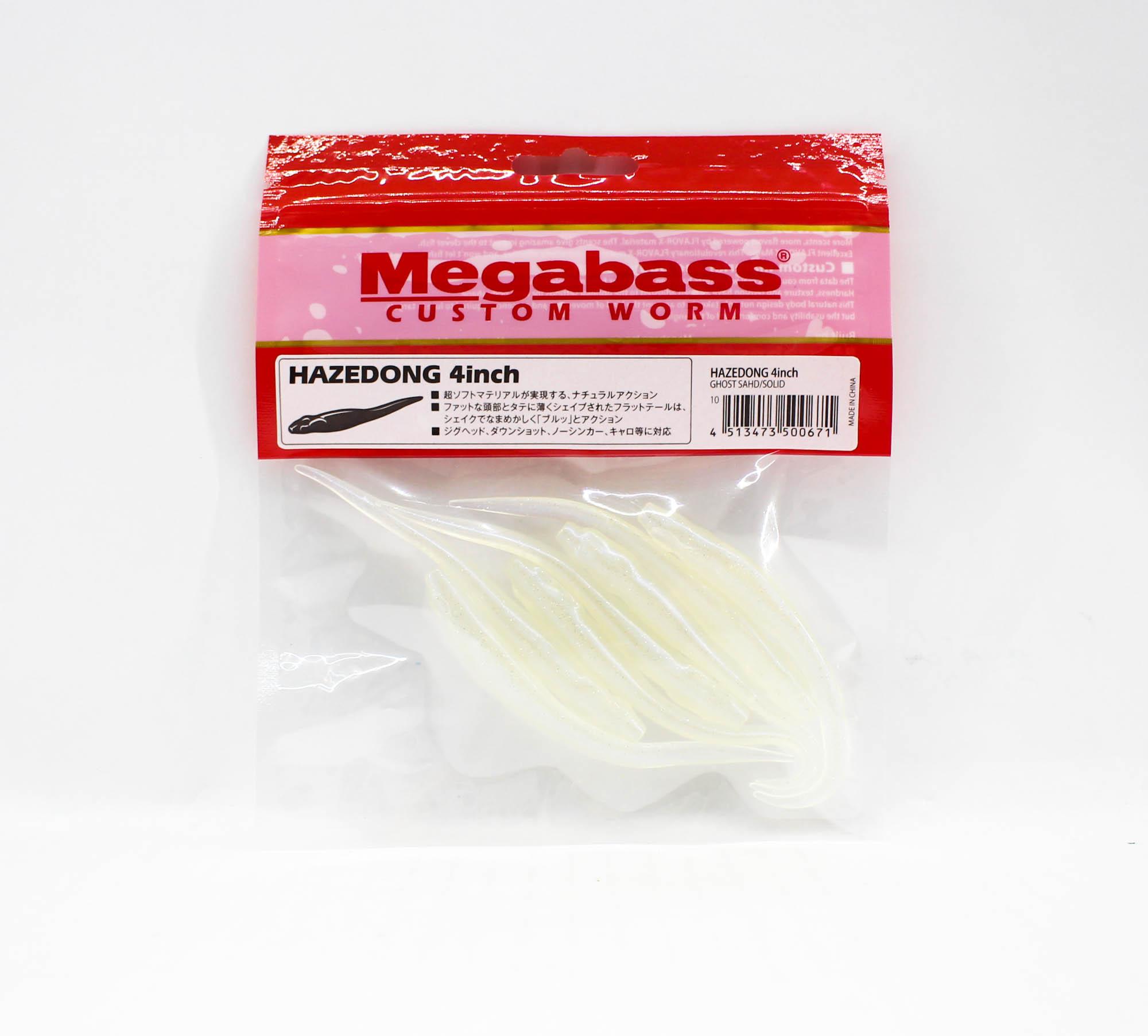 

Megabass Soft Lure Hazedong 4 Inches Ghost Shad Solid (0671)