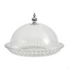 Cake Display Cover Clear Stand with Dome Pastry Tray Transparent