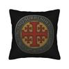 Jesus Christian Cross Faith Jerusalem Cross Square Pillow Cases Cushion Cover Creative Zipper Decorative Pillowcase For Car