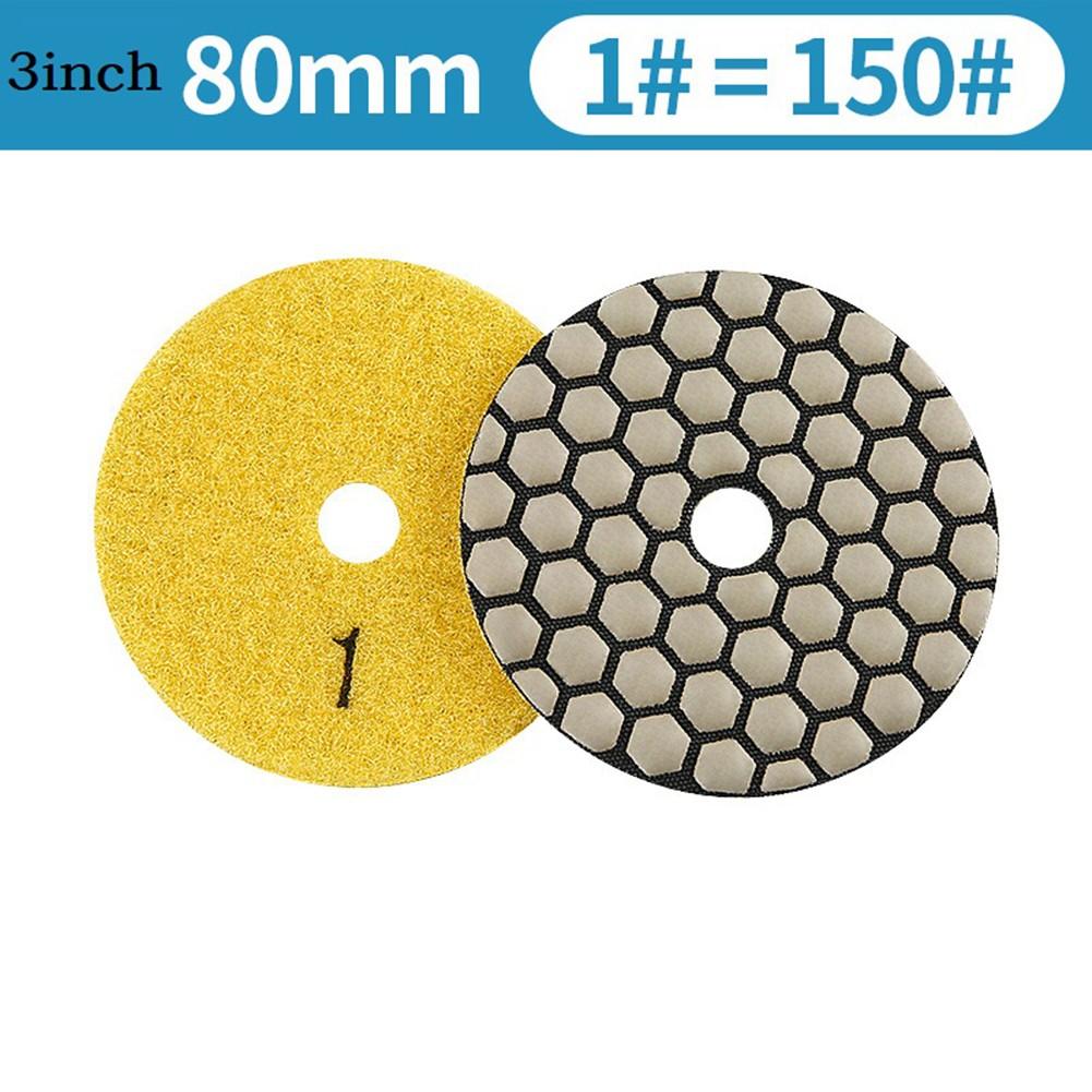 1pc 3Inch Polishing Pad For Granite Marble Grinding