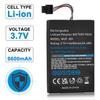 6600mAh Wii U Gamepad Battery Replacement Rechargeable Battery Pack for Nintendo Wii U Controller WUP-010 WUP-012