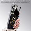 2D Dragon Black Gold Pattern Mobile Phone Case for Samsung S26 S25 S24 S23 S22 S21 S20 A56 A36 A16 - Glass Protective Cover