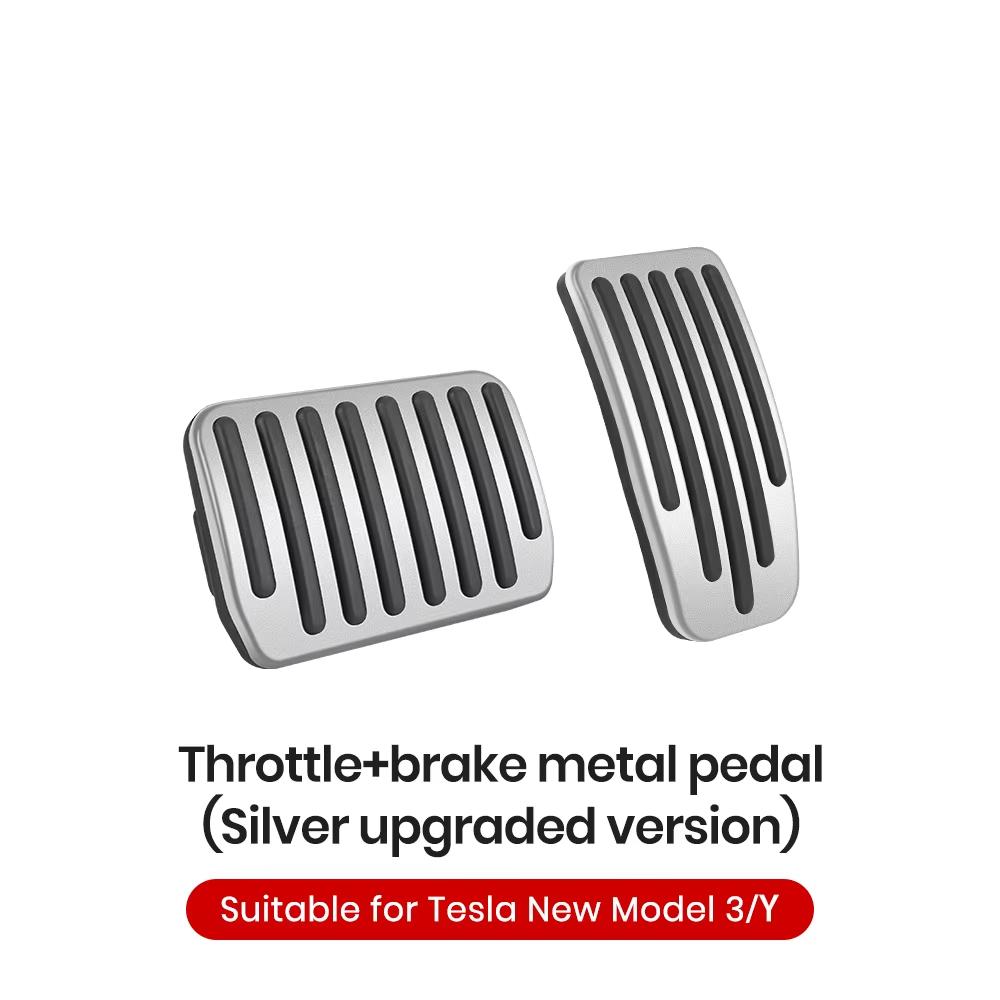 YZ For Tesla Model 3 Y Highland Juniper 2019-2026 Foot Pedal Fuel Brake Pedal Rest Pedal Pads For Tesla Car Accessories