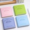 Pocket Budget Planner, Square Mini Size Self-Fill Date Diary Portable Organizer Agenda Journal To Track Goals Tasks