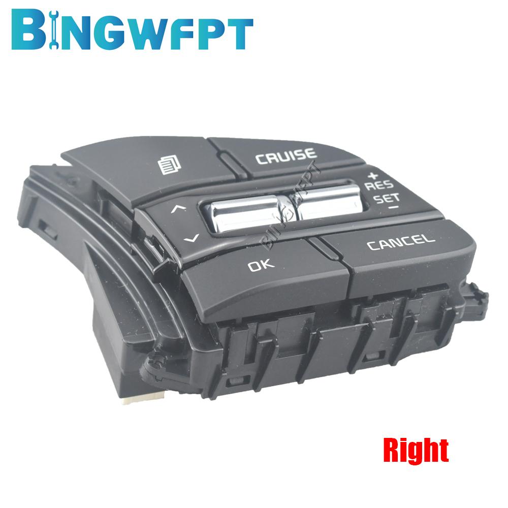 For Kia Cerato K3 2019-2023 Audio Volume Bluetooth Cruise Control Button 96720M6120 96120-M6 Multifunction Steering Wheel Switch Right