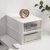 Desktop Pull-out Organizer Jewelry Storage Box with Stackable Single-layer Drawer Design for Bracelets and Necklaces