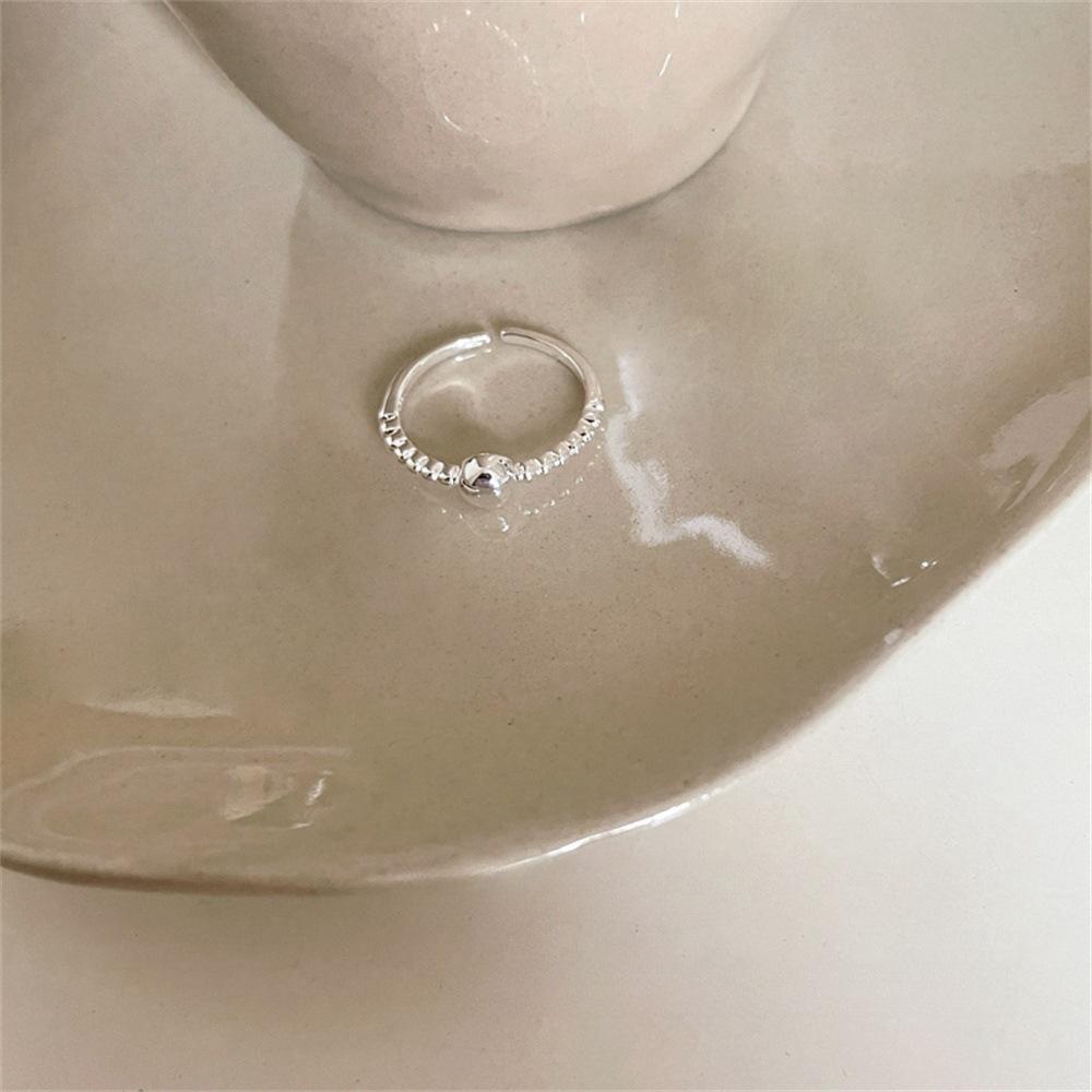 Серебряное плиссированное кольцо-смайлик, ощущается как открытое, кольцо на указательный палец, кольцо для холодной погоды, простое, с характером