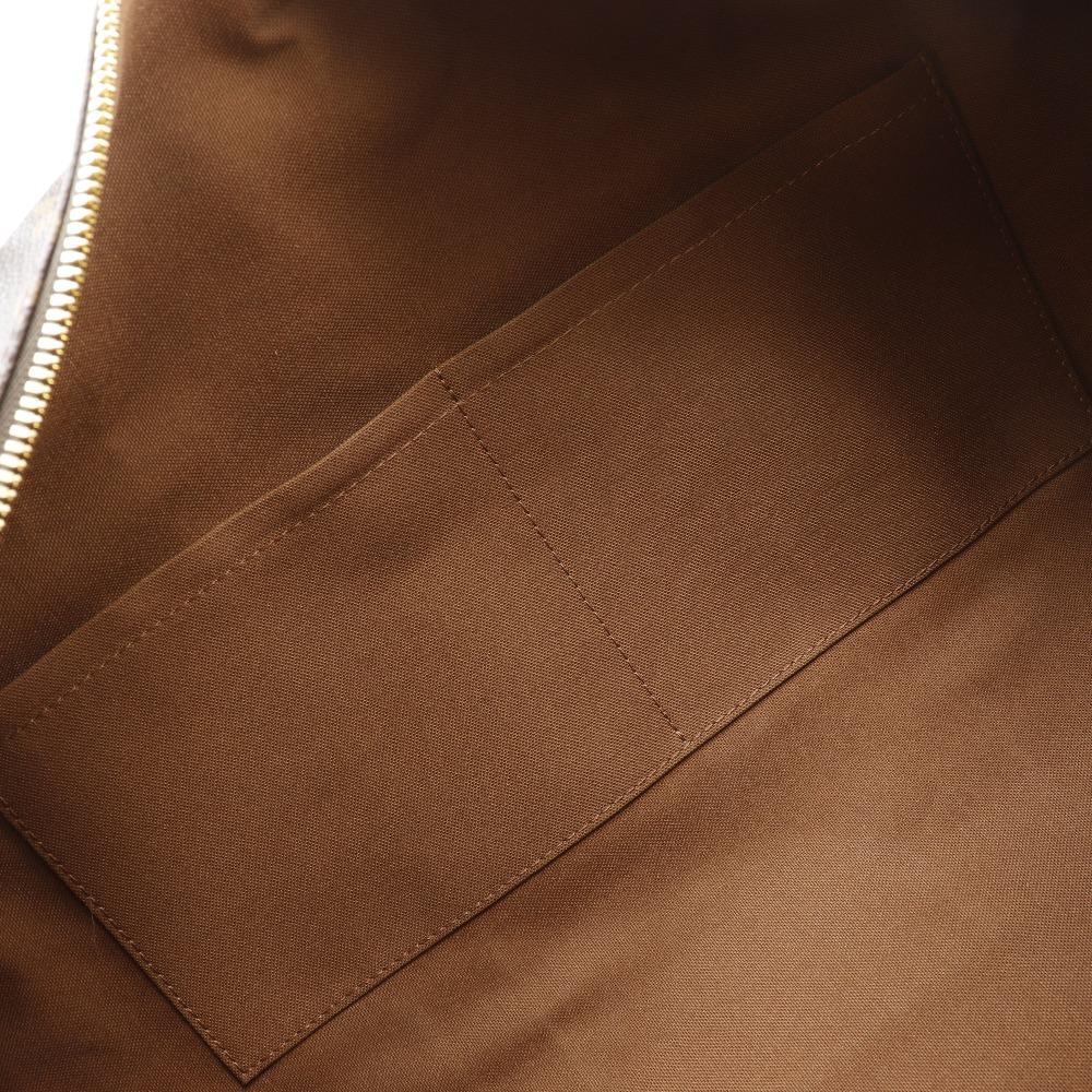 Louis Vuitton Sportliche bobourg Boston Tasche M97036 Braun Monogramm Leinwand unisex Gebraucht