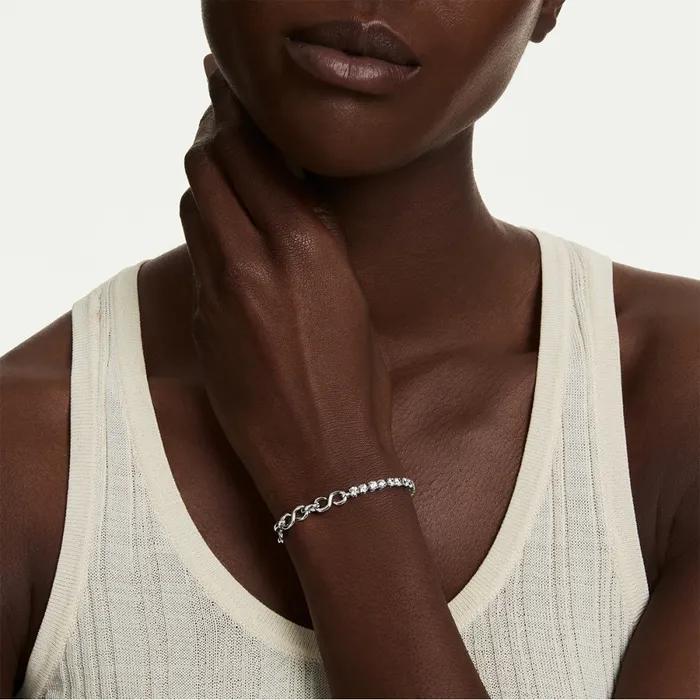 Matrix Tennis Rhodium Bracelet 5753926