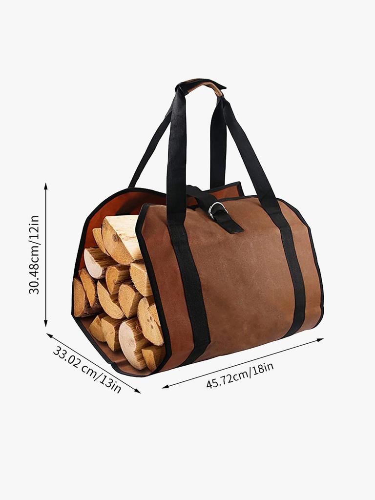 Tote Firewood Storage Bag Supplies Supersized Canvas Firewood Carrier Log Carrying Bag Handbags Wood for Log Carrier Fireplace