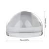 6x Magnifying Semicircular Acrylic Desktop for Christmas Gift Glass, Dome, Paperweight, Magnifier, Reading, Newspapers, Magazines, Maps,