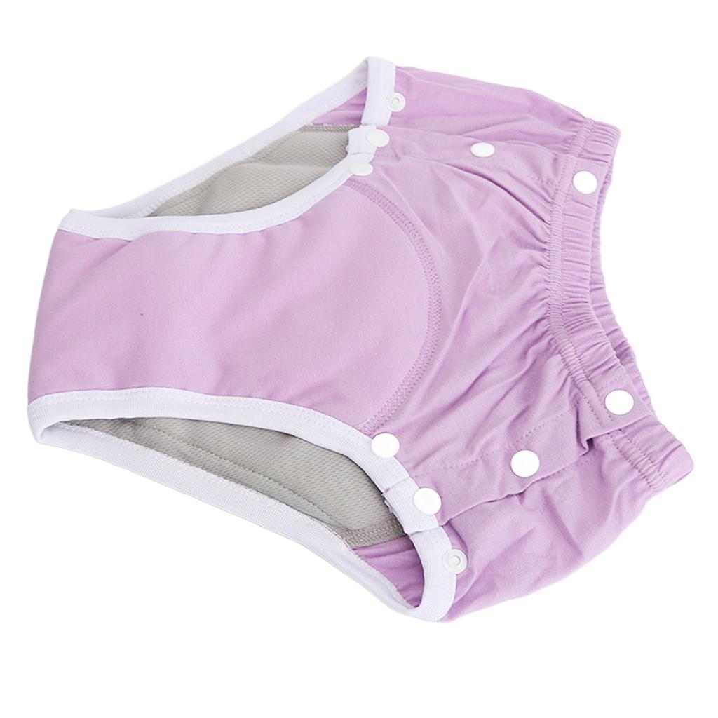 Washable Incontinence Underpants Pure Cotton Reusable Highly Absorbent Leakage Proof Adults Cloth Di