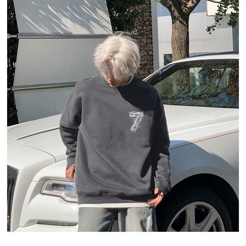 Unisex Trendy Long Sleeve Printed Hoodie - Stylish, Cool, and Versatile Casual Top