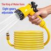 High-Pressure Soft Water Hose for Gardening, Car Washing, and Household Use - Flexible, Gardening, Explosion-Proof, 4-Point Thin Tube
