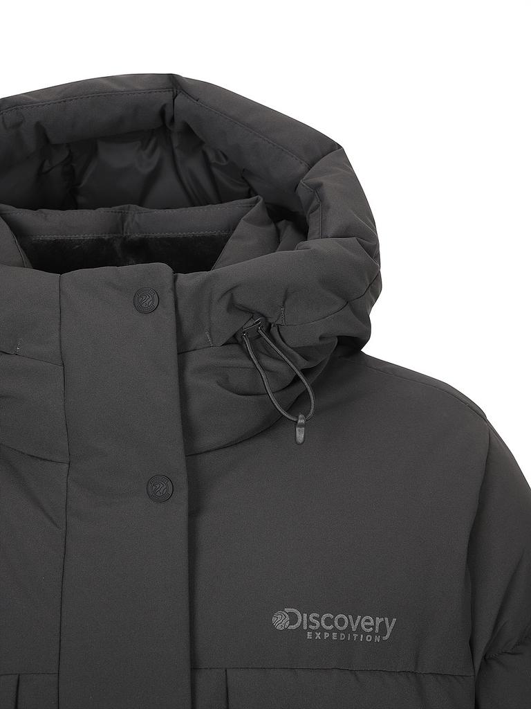 Discovery Expedition Women'S Leicester G Goose Down Long Padded Jacket (D.Grey)