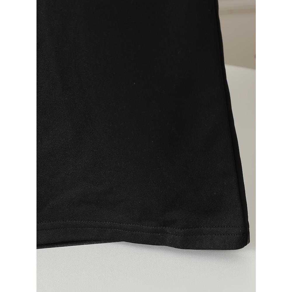 Fashionable Solid Color Cat Print Youth Pants with Loose and Wide Legs, Suitable for Spring