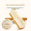 Suede & Nubuck Soft Bristle Shoe Cleaning Brush - Two-in-One Dust Remover for Canvas and Leather