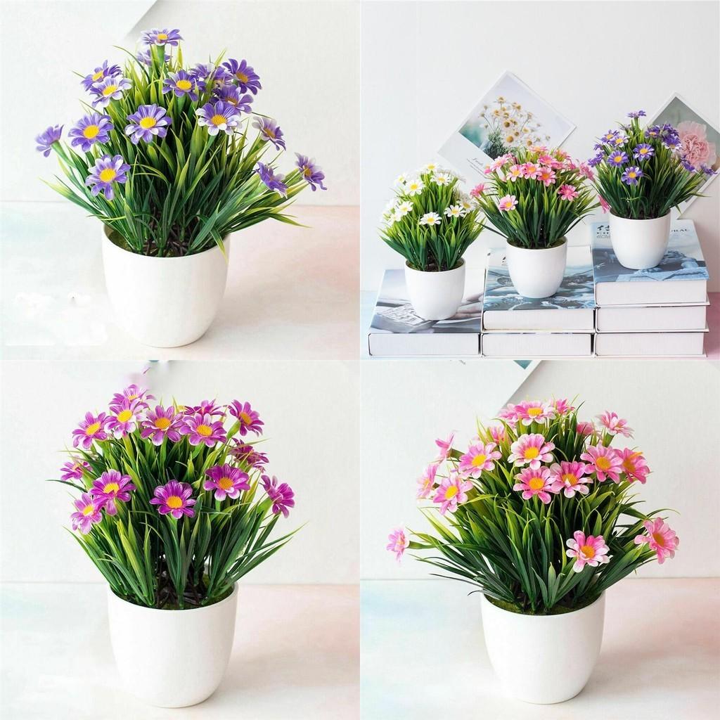 High Quality Artificial Flower Arrangement In Pot For Elegant Garden And Home Spaces