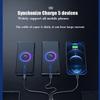 5 i 1 usb billaddare 3.0 snabbladdning 150w supersnabb laddningsadapter för Xiaomi Samsung Iphone 13 12 11 Pro Max Ipad-telefon