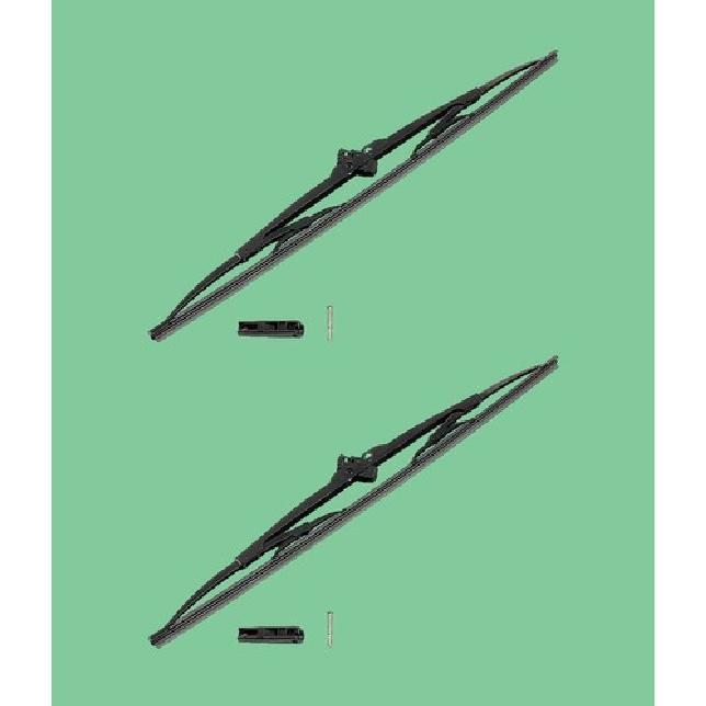 2  Front Windshield Washer Wiper Blade Kit for Porsche (VERiFy) 924 928 944