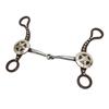 Horse Mouth Bit Hand Carved Antique Bronze Rustproof Stainless Steel Horse Snaffle Bit for Horse