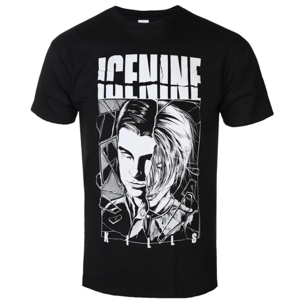 Ice Nine Kills Wolf Pattern Printed TShirt Punk Metallic Style Band TShirt For Unisex And Unisex