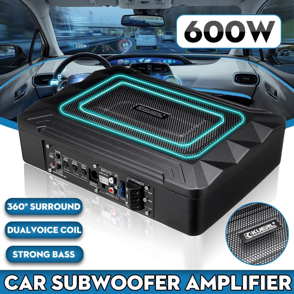 600W Car Audio Amplifier Ultra thin Powerful Bass Subwoofer Amplifier Home Power Amplifier Professional Car Amplifier Speakers