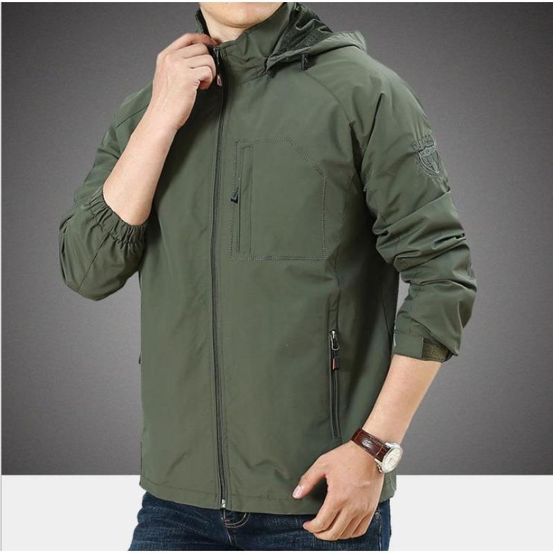 

Повседневная мужская куртка, тонкая, свободная, большого размера, спортивная куртка для активного отдыха 5XL